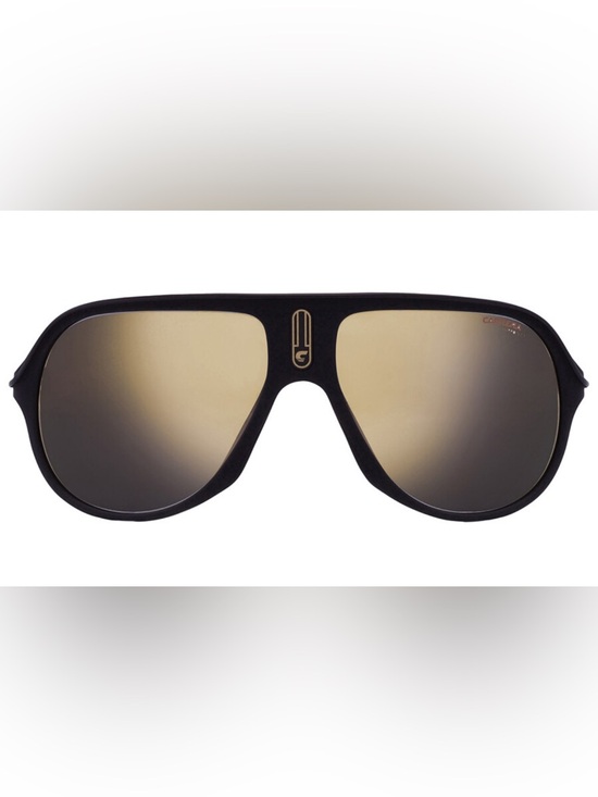 Carrera Accessories - Carrera Black Frame Gold Mirror Lense.  Special Edition.  New in Case